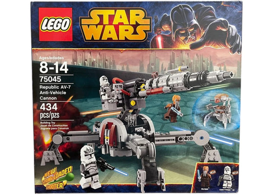 LEGO Star Wars Republic AV-7 Anti-Vehicle Cannon Set 75045 - authentic LEGO building set