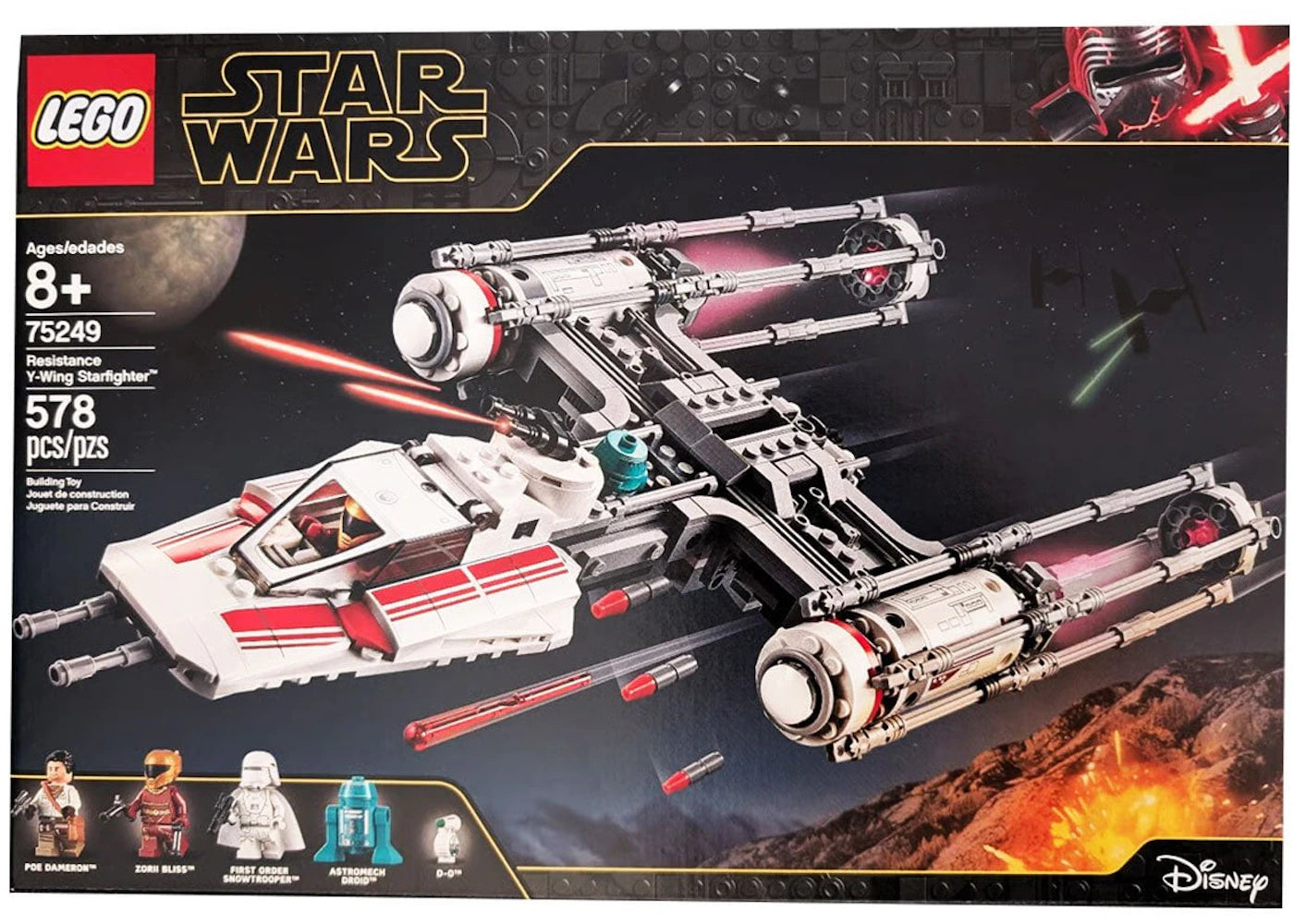 LEGO Star Wars Resistance Y-wing Starfighter Set 75249 - vue 360