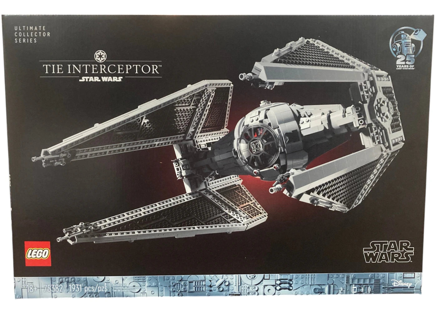 LEGO Star Wars TIE Interceptor Set 75382 - vue 360