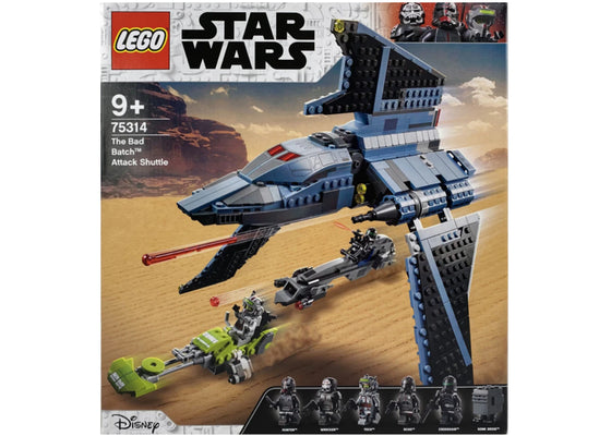 LEGO Star Wars The Bad Batch Attack Shuttle Set 75314 - authentic LEGO building set