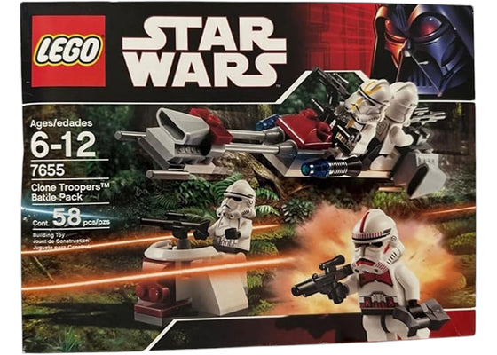 LEGO Star Wars The Clone Wars Clone Troopers Battle Pack Set 7655 - authentic LEGO building set