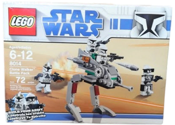 LEGO Star Wars The Clone Wars Clone Walker Battle Pack Set 8014 - authentic LEGO building set