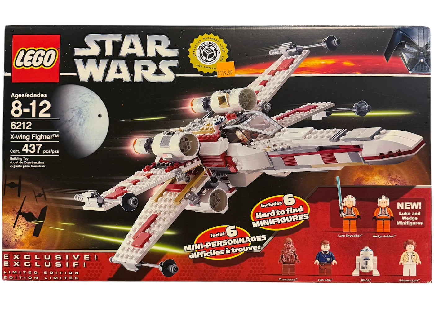 LEGO Star Wars X-wing Fighter Set 6212
