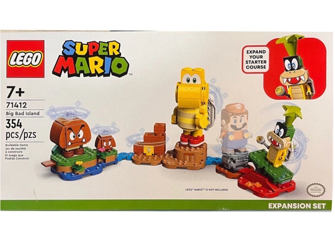 LEGO Super Mario Big Bad Island Expansion Set 71412 - authentic LEGO building set