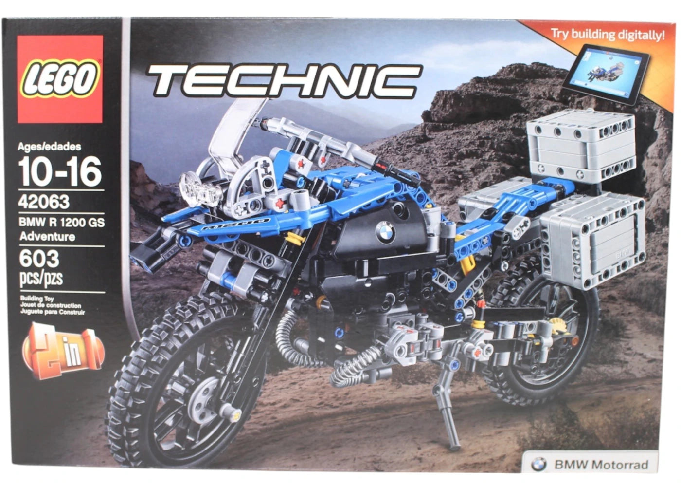 LEGO Technic BMW R 1200 GS Adventure Set 42063 - vue 360