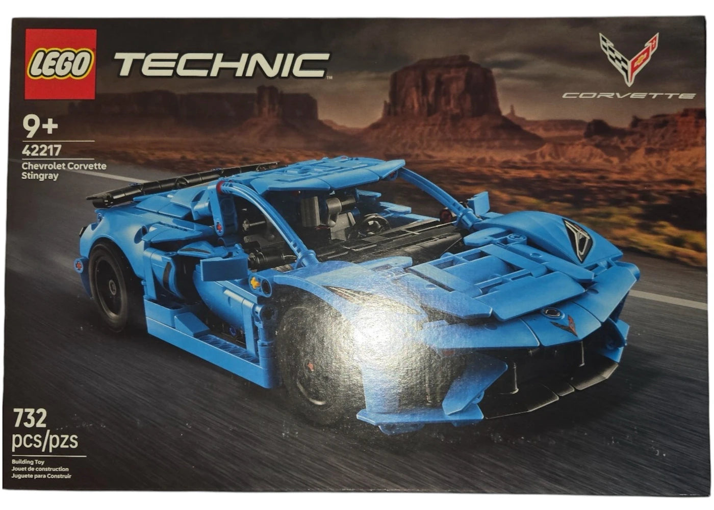 LEGO Technic Chevrolet Corvette Stingray Blue Set 42217