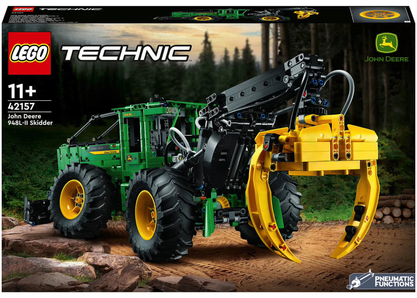 LEGO Technic John Deere 948L-II Skidder Set 42157 - vue 360