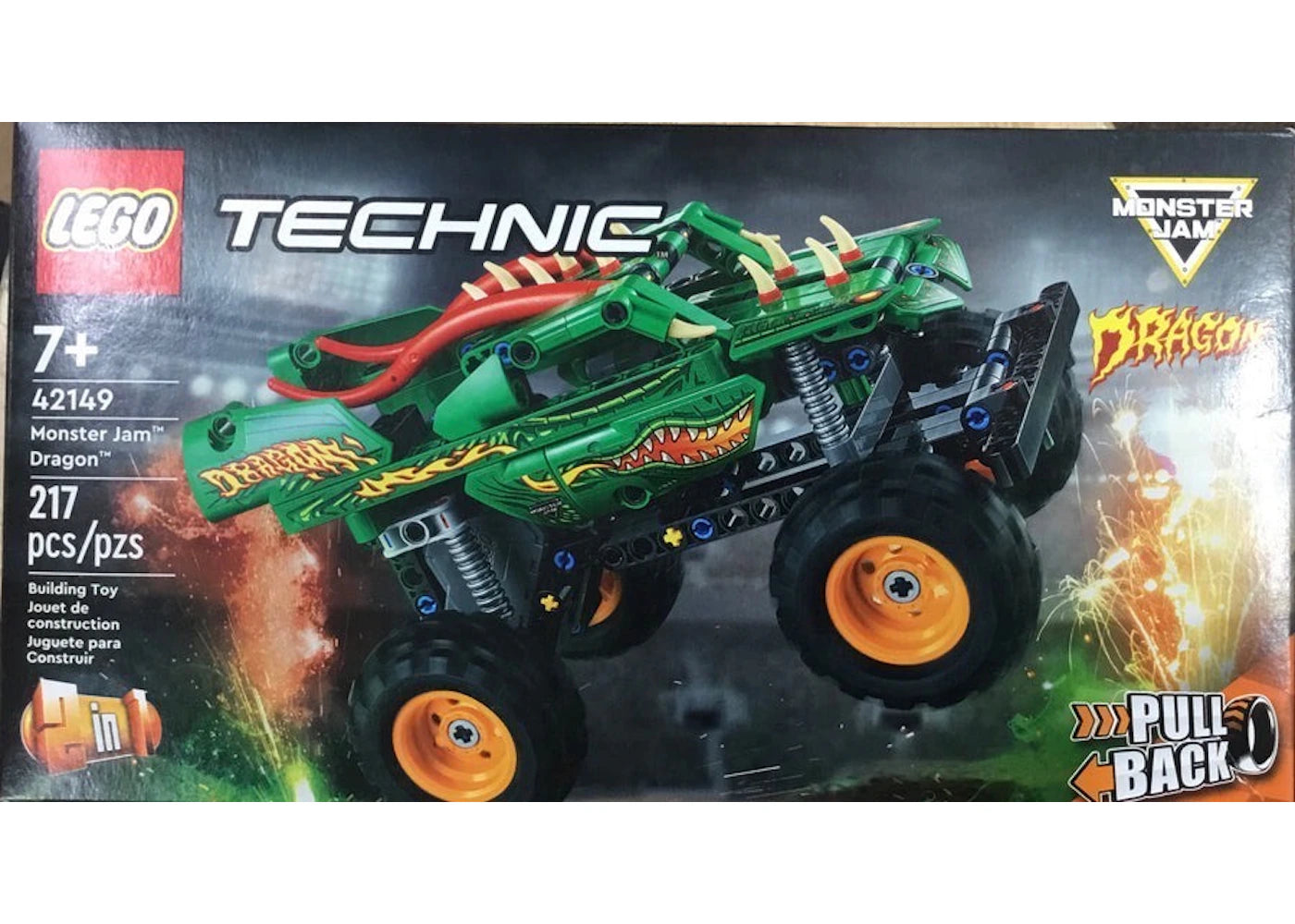 LEGO Technic Monster Jam Dragon Set 42149