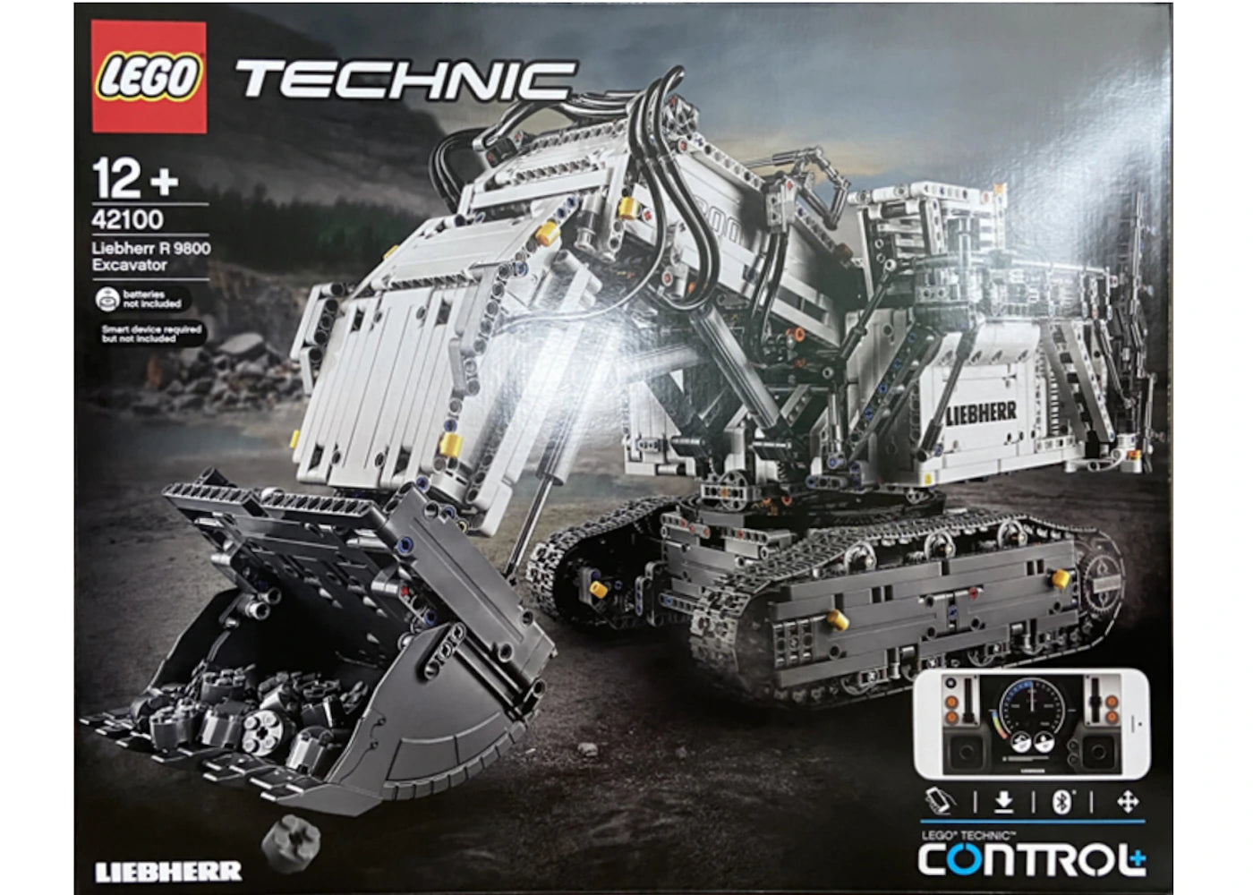 LEGO Technic Powered Up Liebherr R 9800 Excavator Set 42100 - vue 360