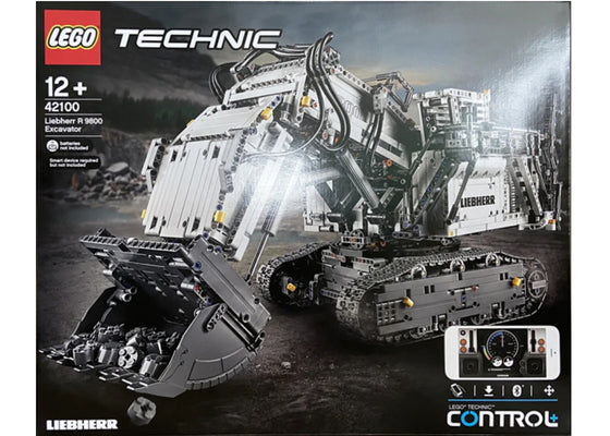 LEGO Technic Powered Up Liebherr R 9800 Excavator Set 42100 - authentic LEGO building set