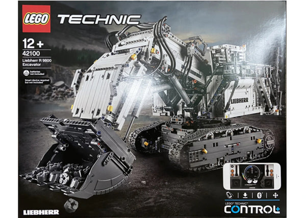 LEGO Technic Powered Up Liebherr R 9800 Excavator Set 42100 - authentic LEGO building set