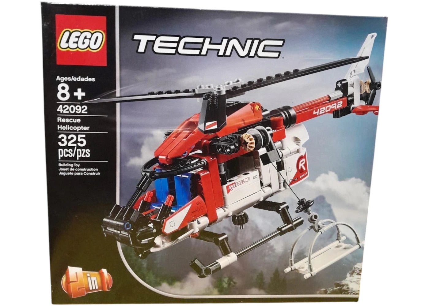 LEGO Technic Rescue Helicopter Set 42092 - vue secondaire A