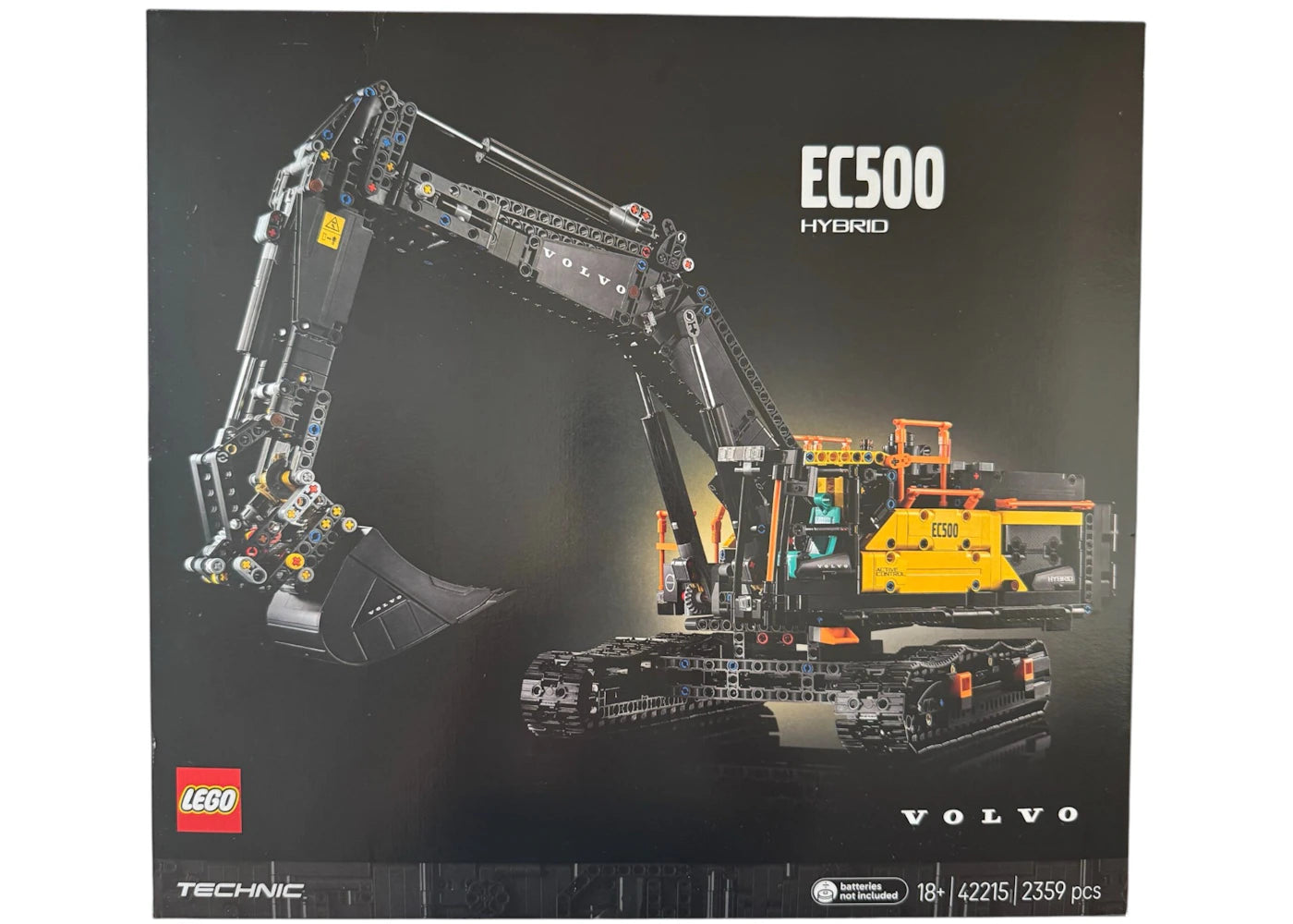 LEGO Technic Volvo EC500 Hybrid Excavator Set 42215 - vue 360