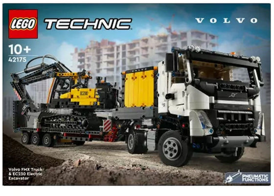 LEGO Technic Volvo FMX Truck & EC230 Electric Excavator Set 42175 - authentic LEGO building set