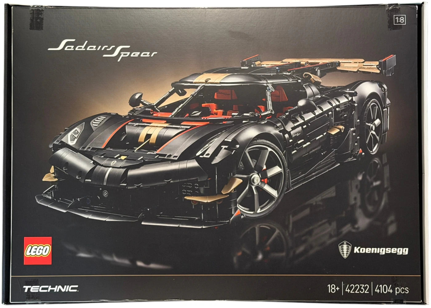 LEGO Technic:Koenigsegg Sadair's Spear Set #42232 - vue 360