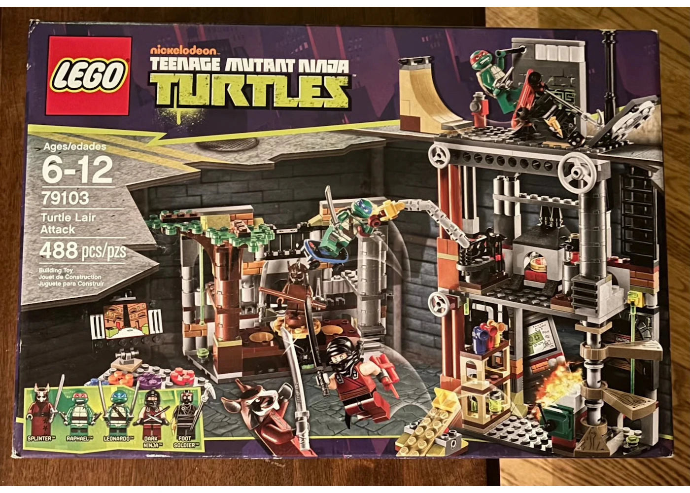 LEGO Teenage Mutant Ninja Turtles Turtle Lair Attack Set 79103 - authentic LEGO building set
