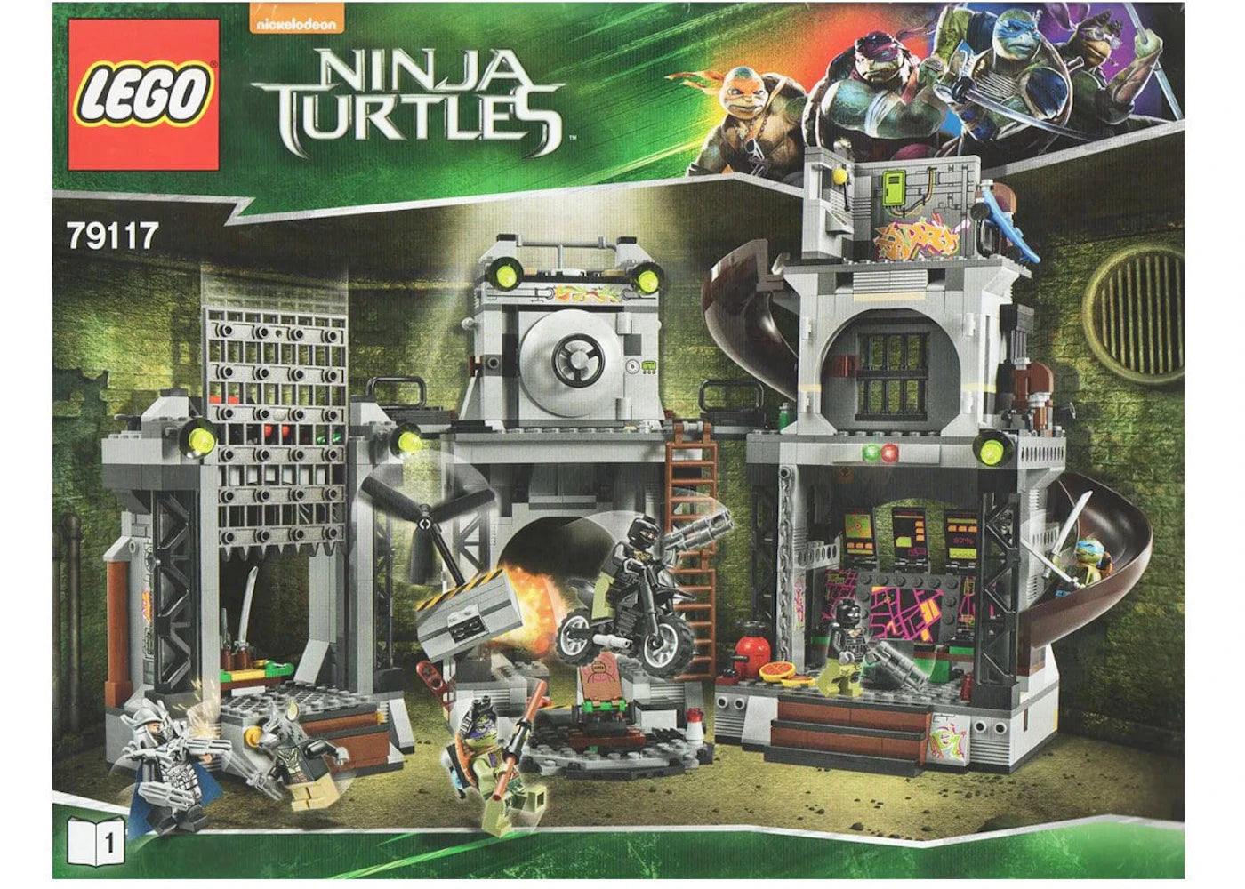 LEGO Teenage Mutant Ninja Turtles Turtle Lair Invasion Set 79117 - authentic LEGO building set