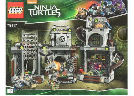 LEGO Teenage Mutant Ninja Turtles Turtle Lair Invasion Set 79117 - authentic LEGO building set