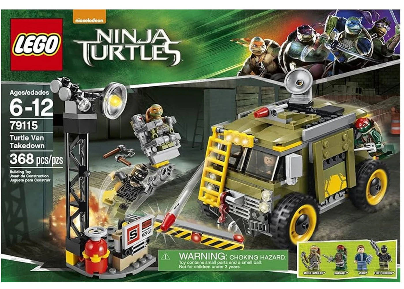 LEGO Teenage Mutant Ninja Turtles Turtle Van Takedown Set 79115 - authentic LEGO building set