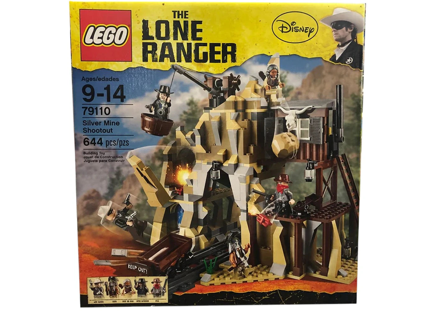 LEGO The Lone Ranger Silver Mine Shootout Set 79110 - authentic LEGO building set