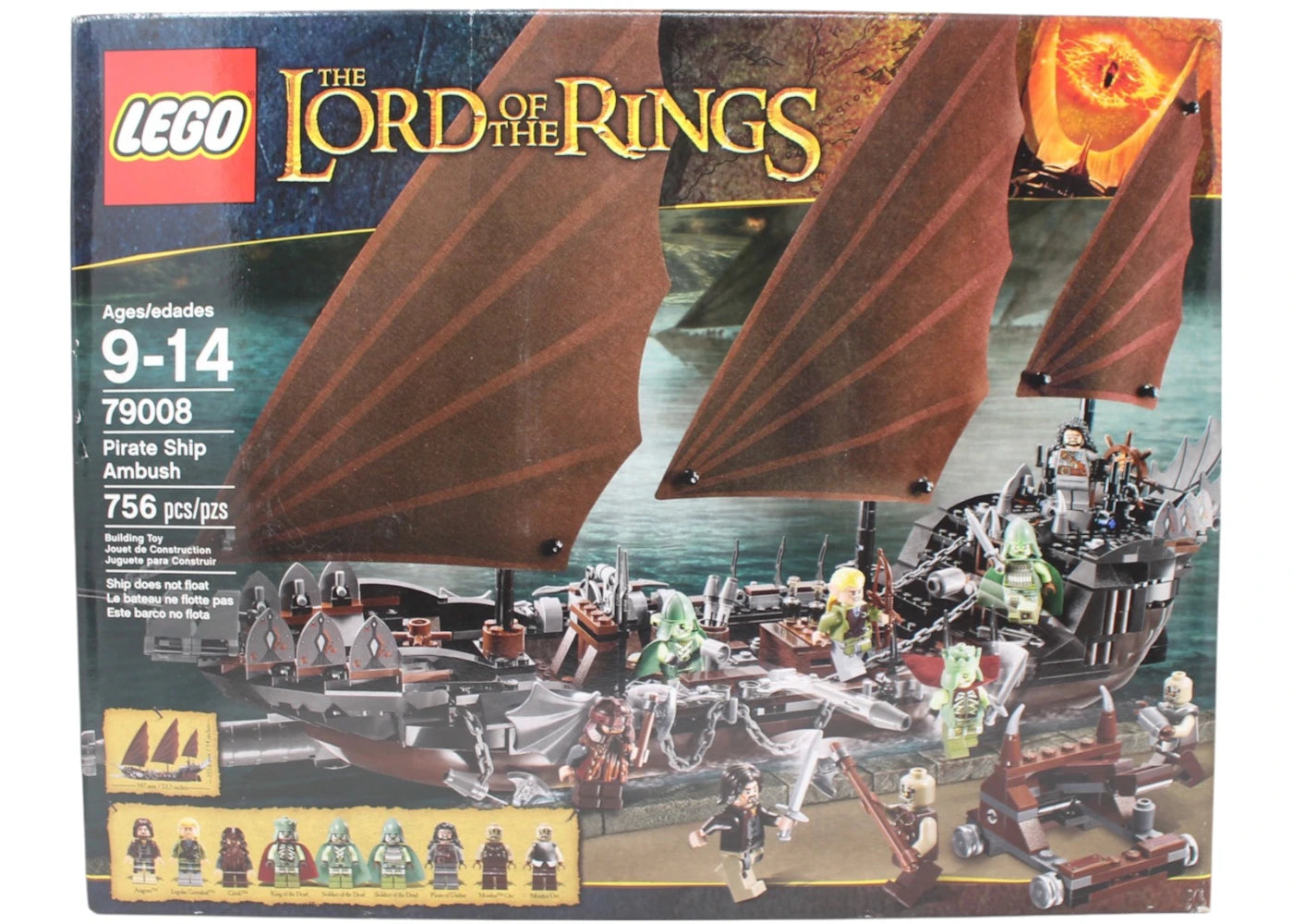 LEGO The Lord of the Rings Pirate Ship Ambush Set 79008 - vue 360