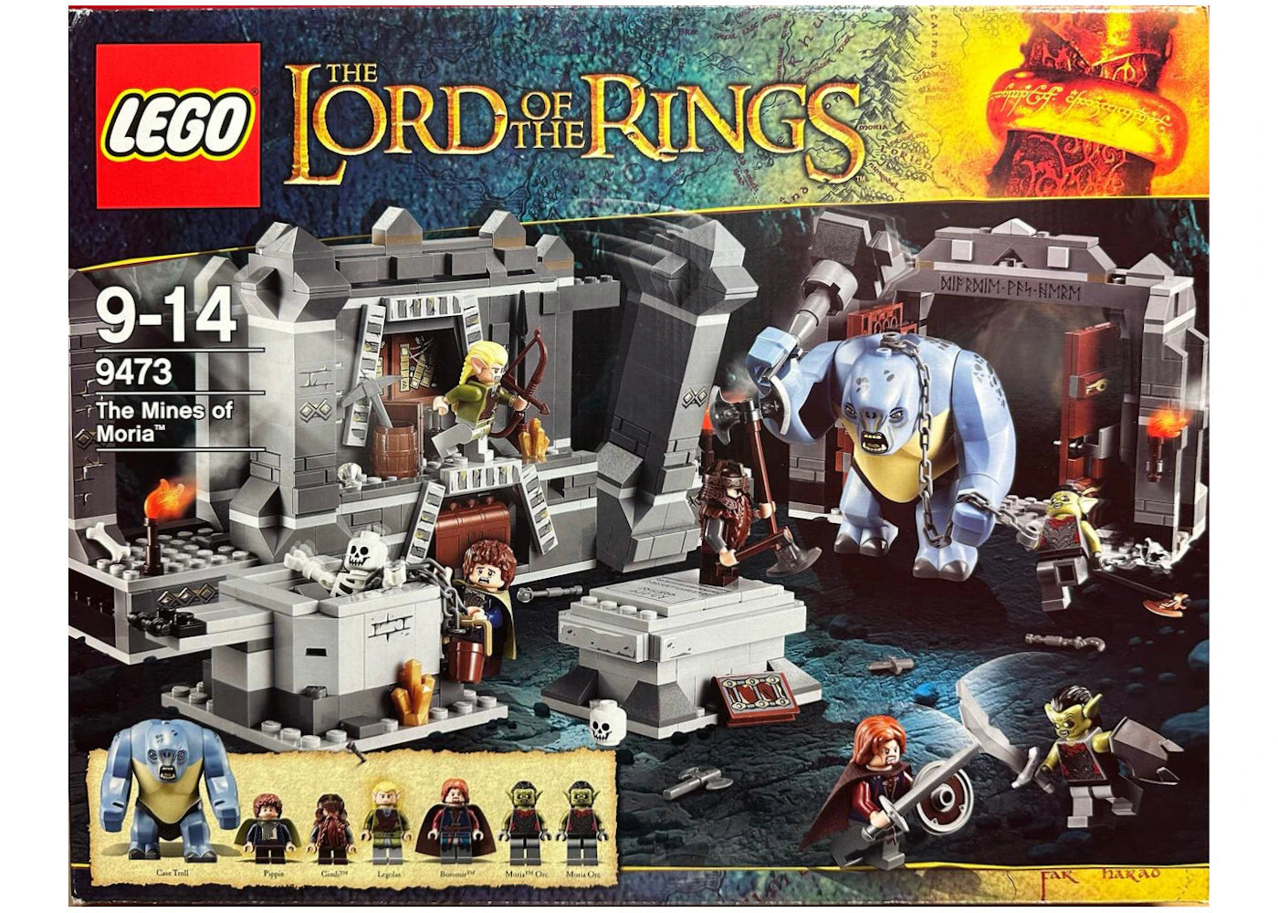LEGO The Lord of the Rings The Mines of Moria Set 9473 - authentic LEGO building set