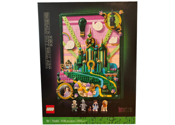 LEGO Wicked Emerald City Wall Art Set 75685 - authentic LEGO building set