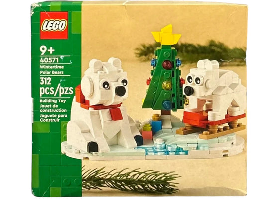 LEGO Wintertime Polar Bears Set 40571 - authentic LEGO building set