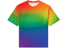 LOEWE Rainbow Anagram Cotton T-Shirt Multicolor