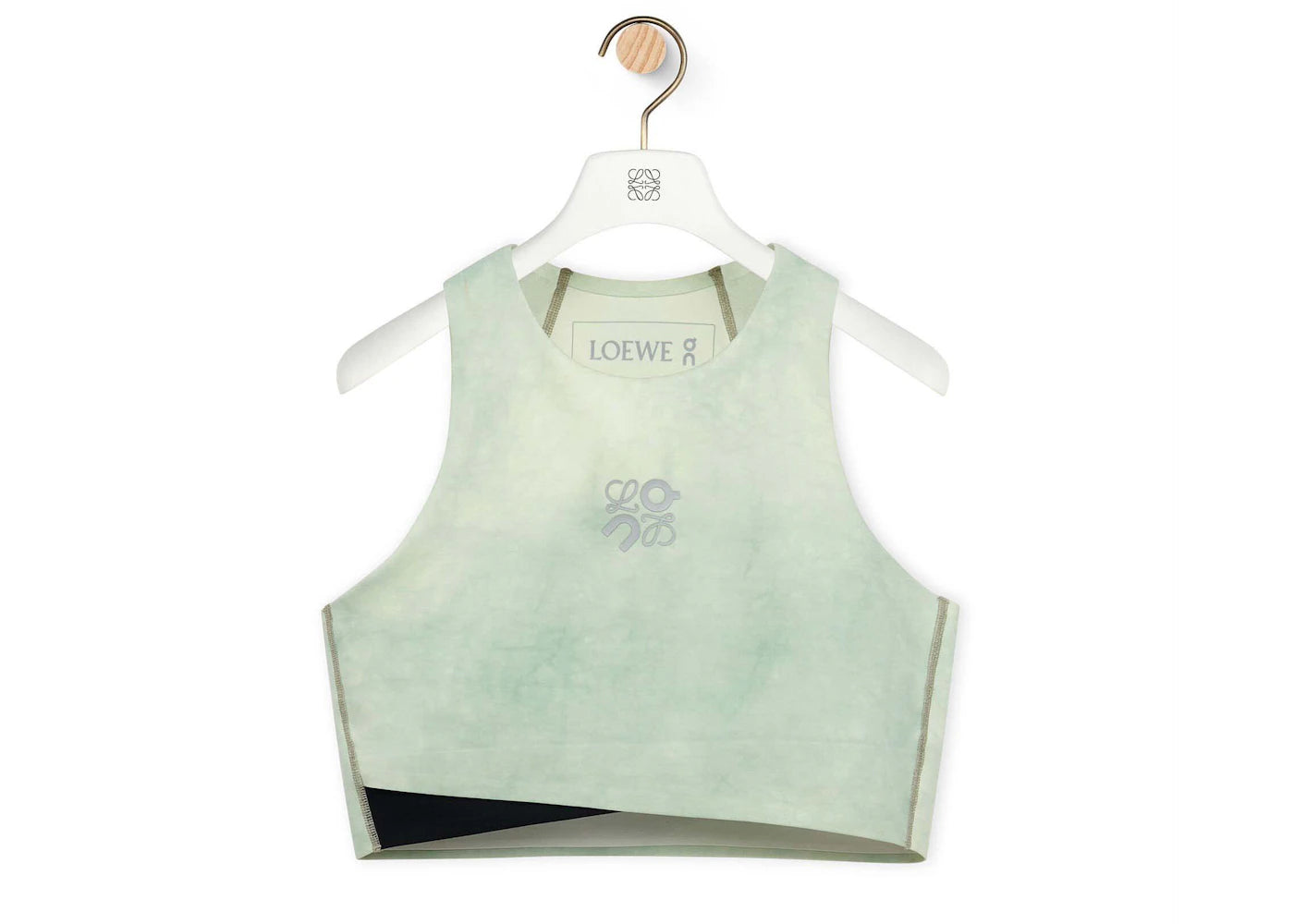 LOEWE x ON Technical Jersey Performance Top White/Multicolor - vue 360