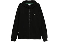 Lacoste Classic Fit Zipped Fleece Hoodie Black