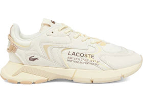 Lacoste L003 Neo 125 3 SMA Off White Light Brown - vue 360