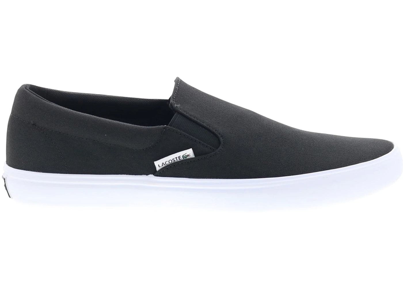 Lacoste Slip-On Base 224 1 CMA Black White - vue secondaire A