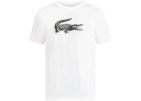 Lacoste Ultra Dry Xxl Logo Sport T-shirt White Black