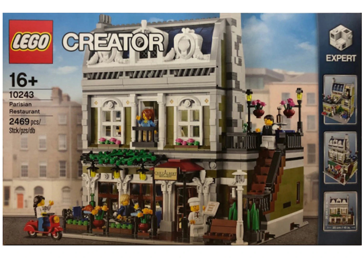 LEGO Creator Parisian Restaurant Set 10243 - vue 360
