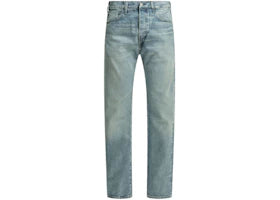 Levis 501 80s Straight-Leg Jeans Light Blue - vue 360