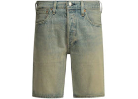 Levis 501 Original Five-Pocket Shorts Light Blue - vue 360