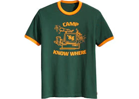 Levis x Stranger Things Camp Know Where Ringer Tee Dark Green