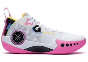 Li-Ning Wade Shadow 3 On Court White Pink - vue 360