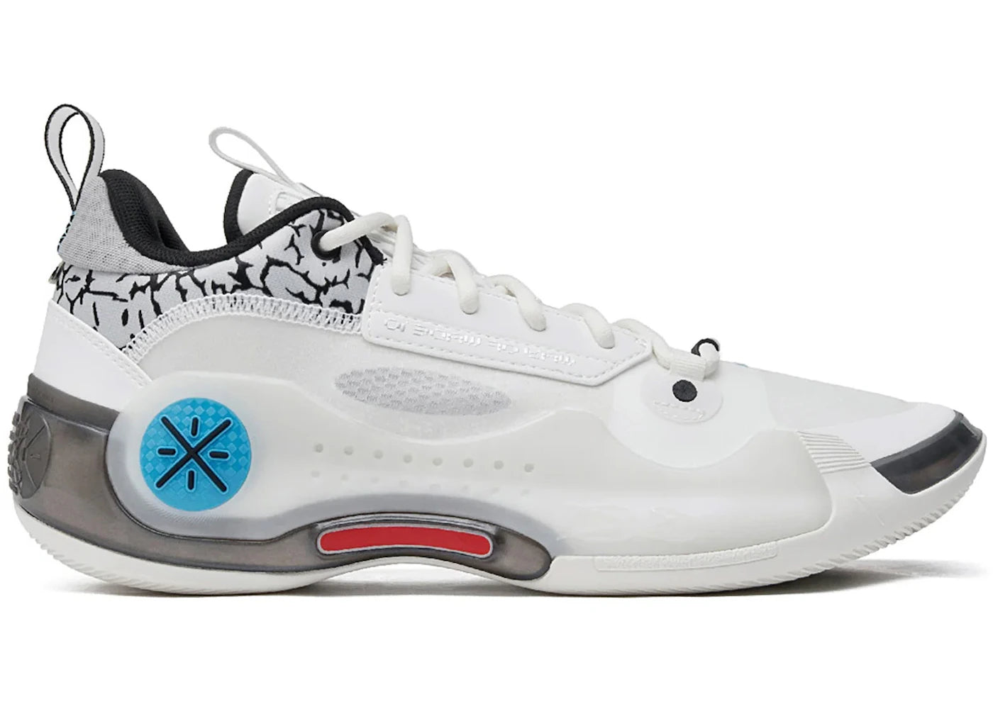 Li-Ning Way of Wade 10 Low Black Flash - vue 360