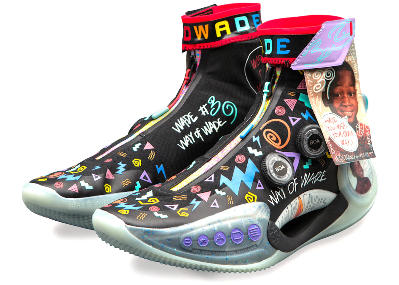 Li-Ning Way of Wade 9 Infinity Moment - vue secondaire B