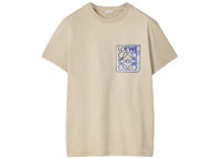 LOEWE Anagram Fake Pocket T-shirt Stone Grey/Navy