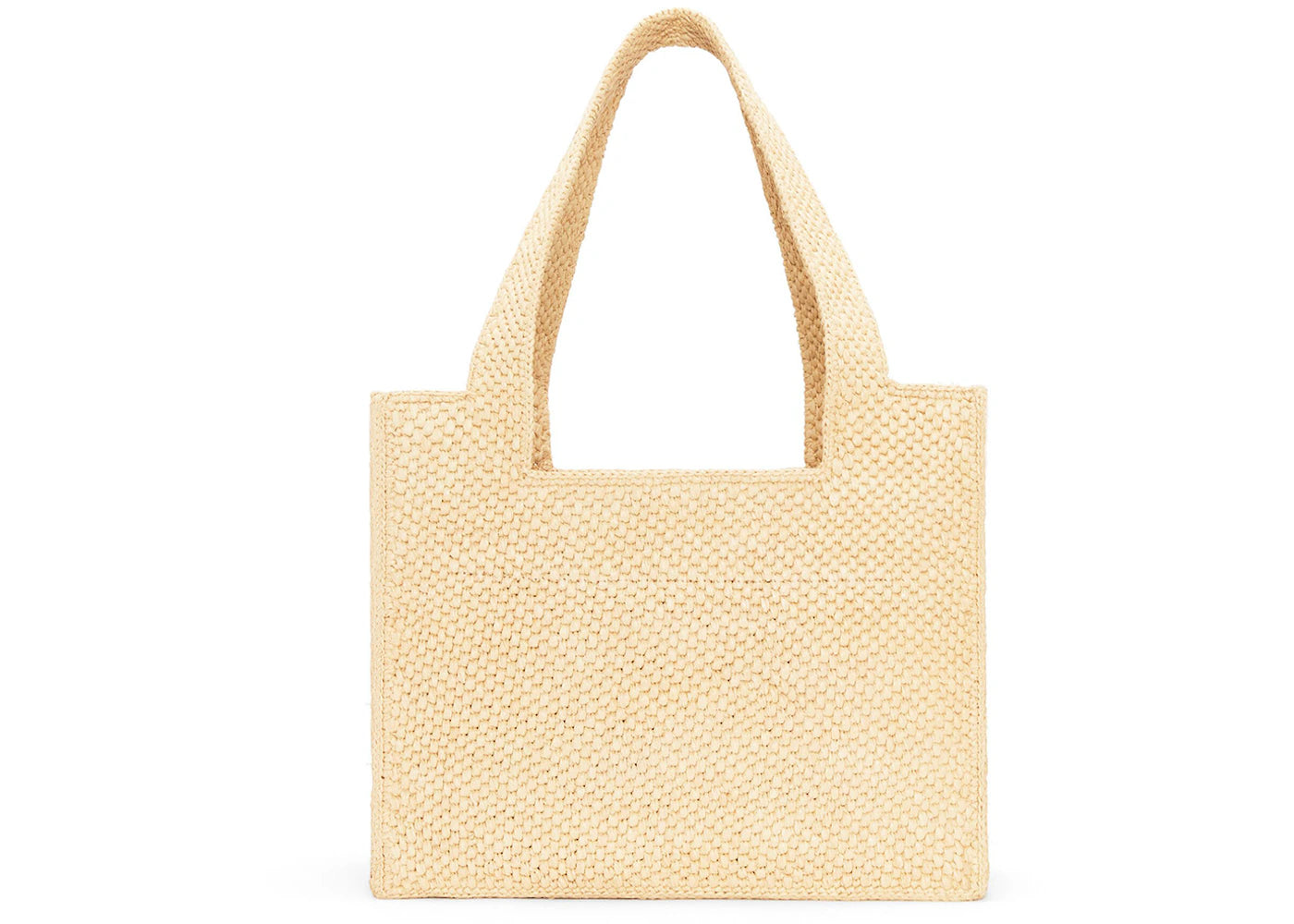 LOEWE Front Tote Medium Raffia Natural - vue secondaire B