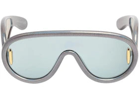 LOEWE Paula's Ibiza Mask Sunglasses Grey/Gold - vue 360