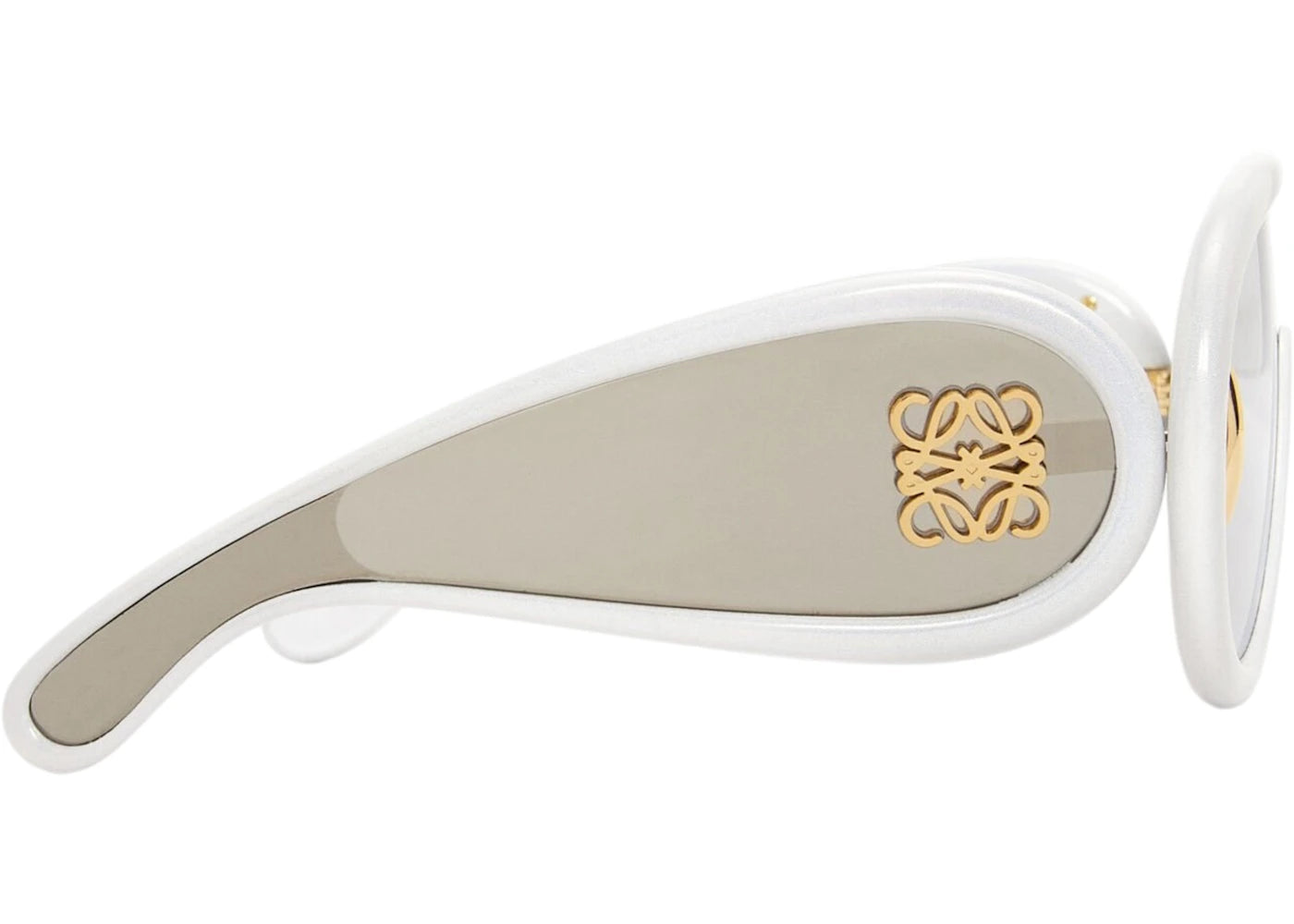 LOEWE Wave Mask Sunglasses White Holographic - vue secondaire B