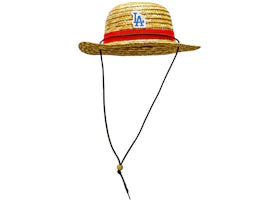 Los Angeles Dodgers x One Piece Straw Hat Brown - vue 360