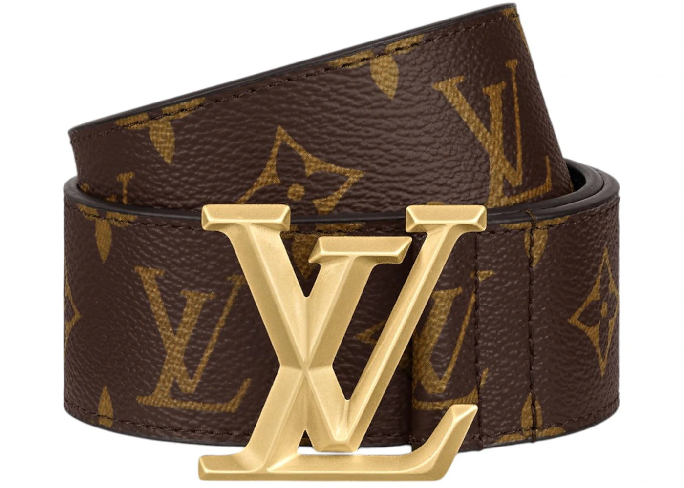 Louis Vuitton Belt LV Pyramide 40mm Brown/Gold - vue secondaire B