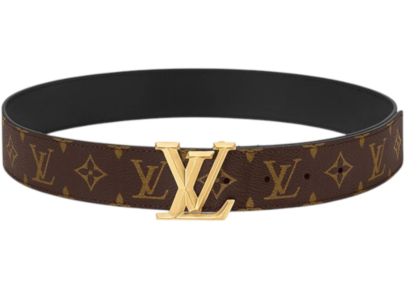 Louis Vuitton Belt LV Pyramide 40mm Brown/Gold - vue secondaire A