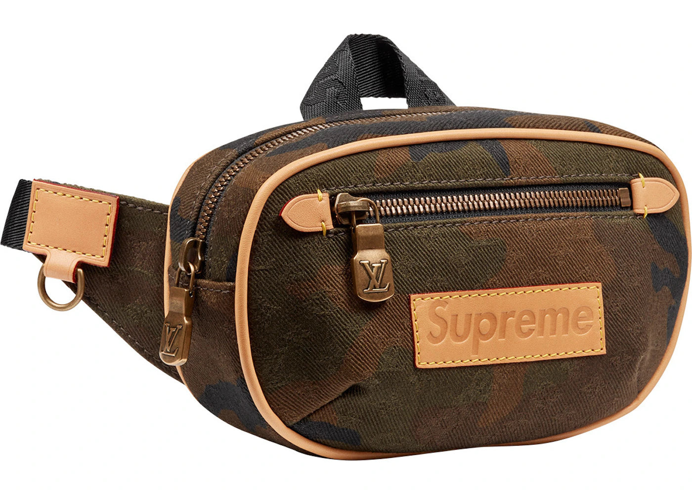 Louis Vuitton x Supreme Bumbag Monogram Camo PM Camo - vue secondaire A