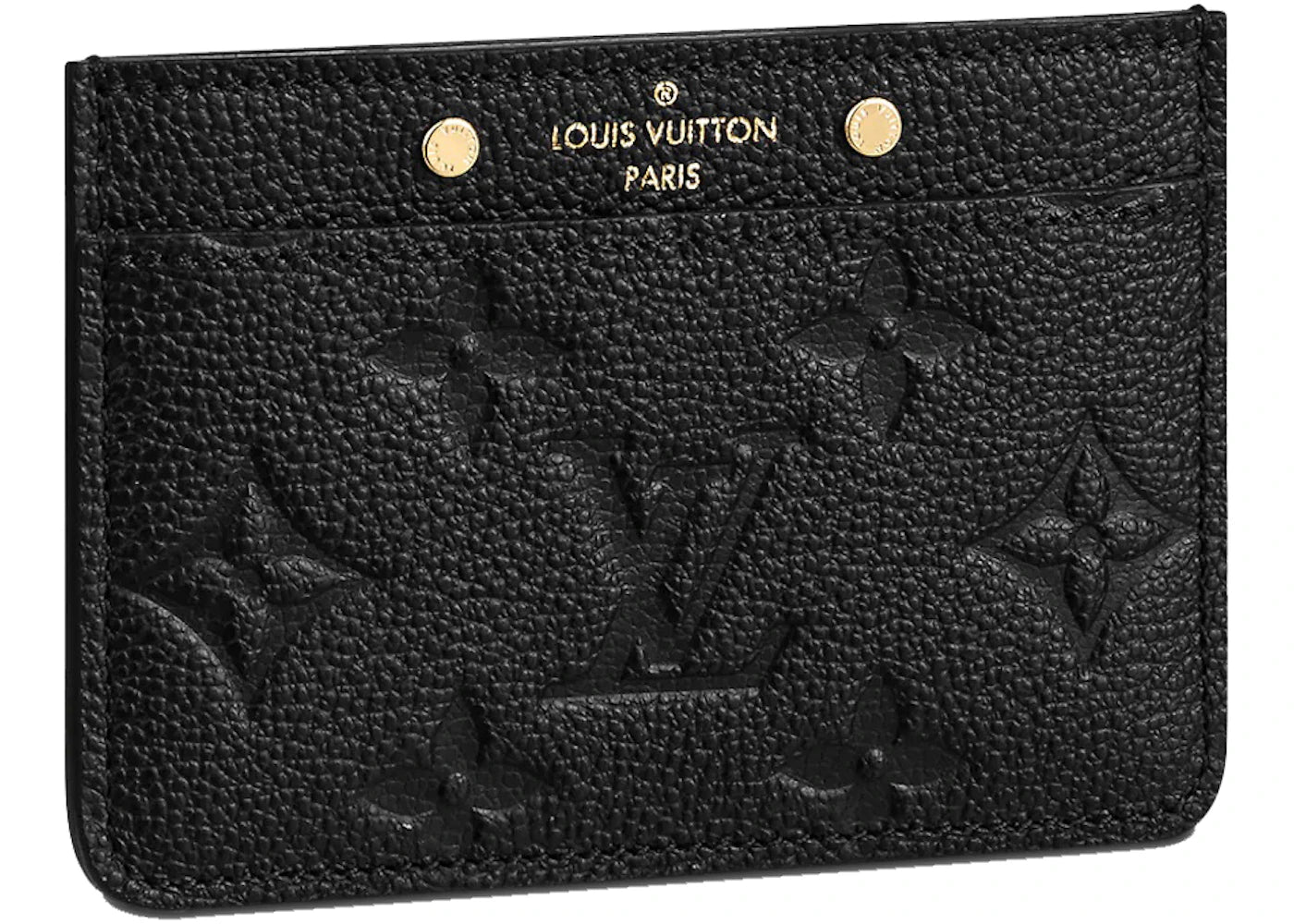 Louis Vuitton Card Holder Monogram Empreinte Black - vue secondaire A